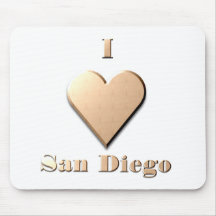 San Diego -- Tan Mouse Pads