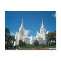 San Diego Temple Postcard