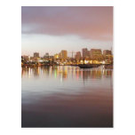 San Diego Water Bays Lights City Sunrise Postcards