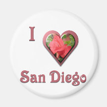 San Diego -- with Red Rose Magnets