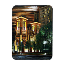 San Fernando Cathedral Rectangle Magnet