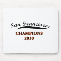 san francisco 2010 champs mouse pads