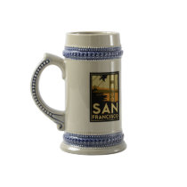 San Francisco Art Deco Travel Poster Mug