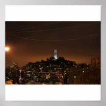 San Francisco at Night Print