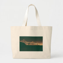 San Francisco Bay Bridge Canvas Bags