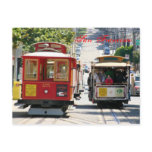 San Francisco Cable Cars Postcard