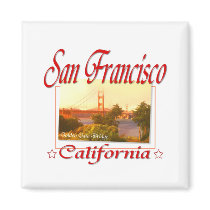 San Francisco California Refrigerator Magnet