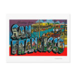 San Francisco, CaliforniaLarge Letter Scenes Postcard