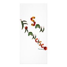 San Francisco Chili Peppers Custom Rack Cards