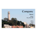 San Francisco Coit Tower Business Card Template