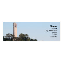 San Francisco Coit Tower Business Card Templates