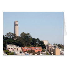 San Francisco Coit Tower Greeting Card