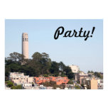 San Francisco Coit Tower Personalized Announcements