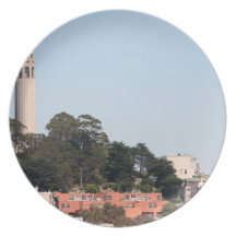San Francisco Coit Tower Plate