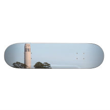 San Francisco Coit Tower Skate Board Deck