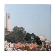 San Francisco Coit Tower Tile