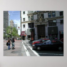San Francisco du centre - 3ème et marché Posters