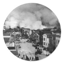 San Francisco Earthquake Round Sticker