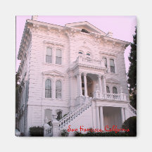 San Francisco Edwardian House Magnet
