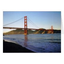 San Francisco Golden Gate Bridge Card