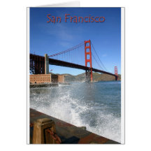 San Francisco Golden Gate Bridge Greeting Cards