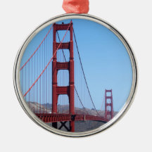 San Francisco Golden Gate Christmas Tree Ornament