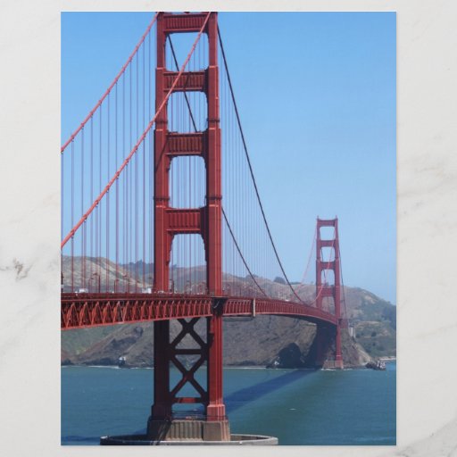 San Francisco Golden Gate Custom Flyer