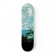 San Francisco Island_cyan Skateboard