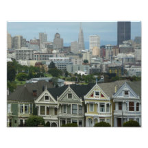 San Francisco Postcard Row Photo Print