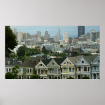 San Francisco Postcard Row Print