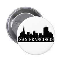 San Francisco Skyline Button