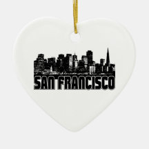 San Francisco Skyline Christmas Ornament