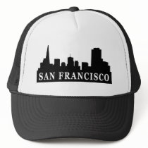 San Francisco Skyline Mesh Hat