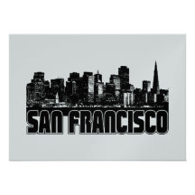 San Francisco Skyline Invitations