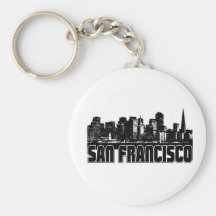 San Francisco Skyline Keychain