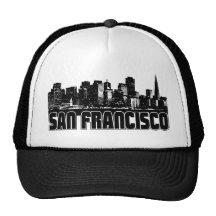 San Francisco Skyline Mesh Hat