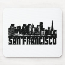 San Francisco Skyline Mouse Pad
