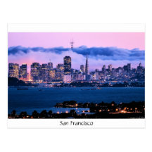 San Francisco Skyline Post Card