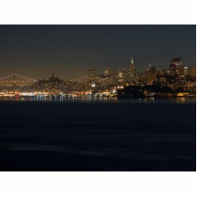 San Francisco Skyline Seen From Across The Bay Cut Outs