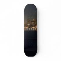 San Francisco Skyline Seen From Across The Bay Skateboard