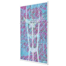 San Francisco '' Twin Peaks' Lighter shadows '' Stretched Canvas Print