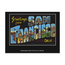 San Francisco Vintage Postcard