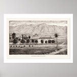San Gabriel Mission 1886 Posters