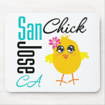 San Jose CA Chick Mouse Pad