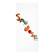 San Jose Chili Peppers Rack Card Template