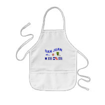 San Juan - Maritime Flag Spelling Aprons