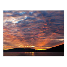 San Juans Islands Sunset Postcard