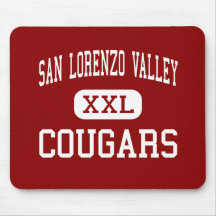 San Lorenzo Valley - Cougars - High - Felton Mousepad