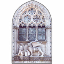 San Marco Winged Lion Window Acrylic Cut Out
