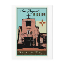 San Miguel Mission Postcard